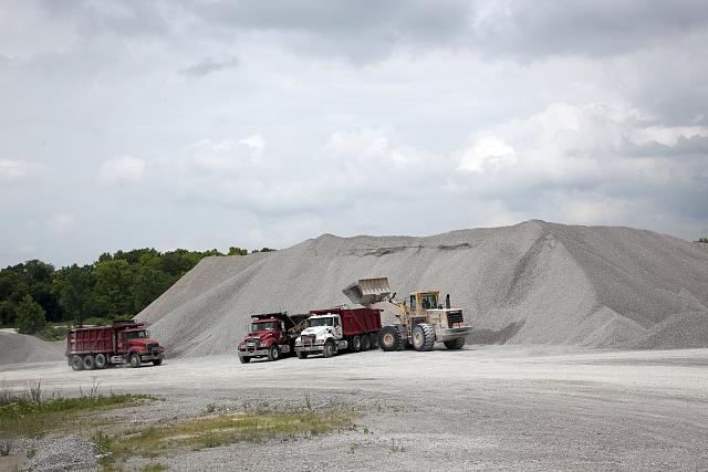 Vulcan Materials Company limestone quarry, Tuscumbia,...