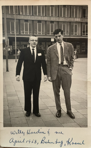 Willy Hardin in Kassel April 1958