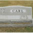 The Tombstone of Arthur L. Carl, 1916-1999, in Pennsboro, Dade Co, Missouri