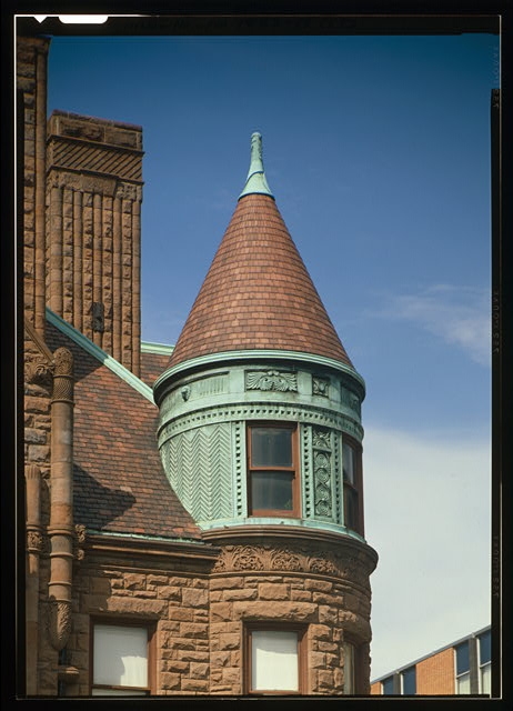 DETAIL OF TURRET, SOUTHEAST CORNER OF HOUSE - Samuel...