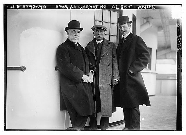 J.F. Sorzano; Rear Adm. Carvatho [i.e., Rear Admiral...