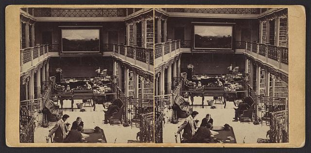 Interior of Library of Congress