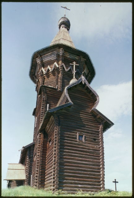 Church of the Dormition (1774), east facade, Kondopoga,...