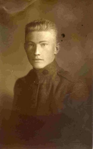 Young man in uniform