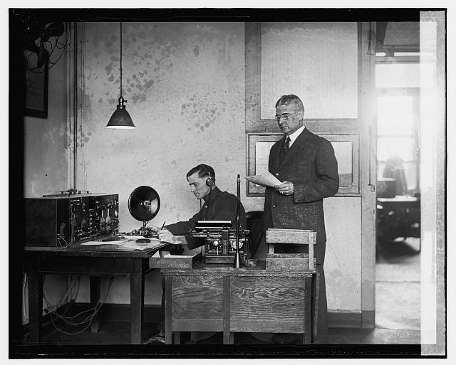 Radio relay transmission record Gen. Saltsmann & Corp....