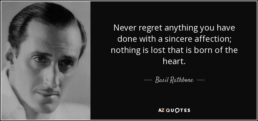 Basil Rathbone quote