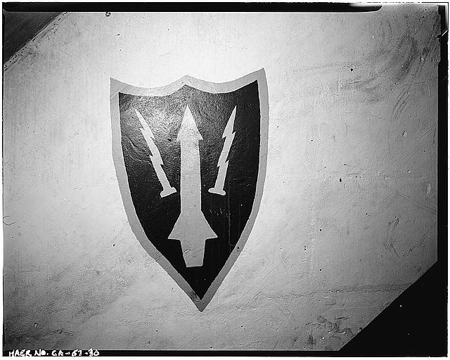 30. VIEW LOOKING INSIDE 'BRAVO' SILO. GRAFFITI ON EACH...