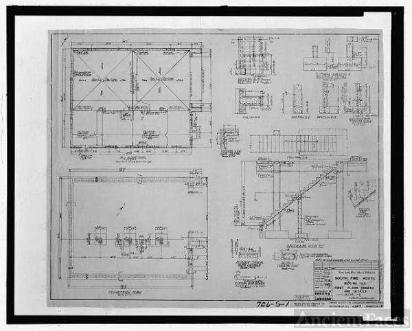 SOUTH FIRE HOUSE, FIRST FLOOR FRAMING AND DETAILS,...