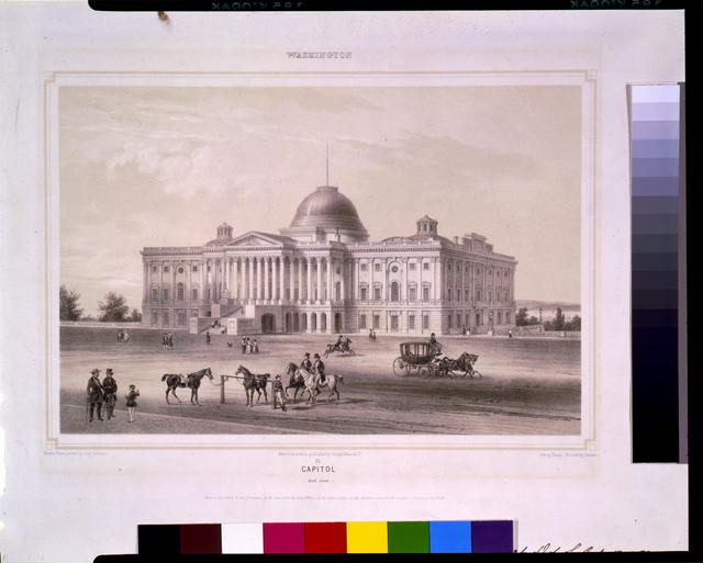 Washington--Capitol (east view) / Drawn from nature by...