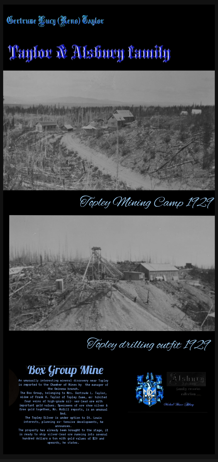 Owen Lake Mine, Topley Mining Group, Frank Taylor 