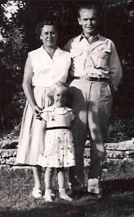 Claude and Ethel Taylor with daughter Linda