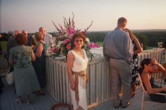 Gloria Hebert Carr at family wedding