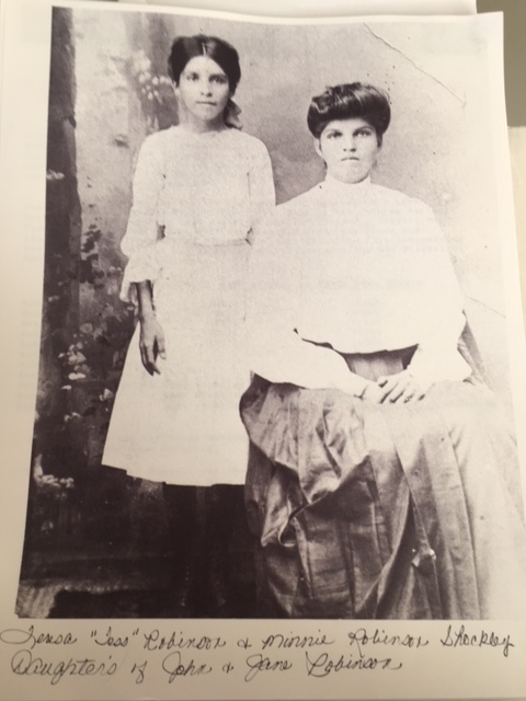 Theresa Robinson and Minnie Shockley