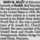 A photo of Mary M Jolley