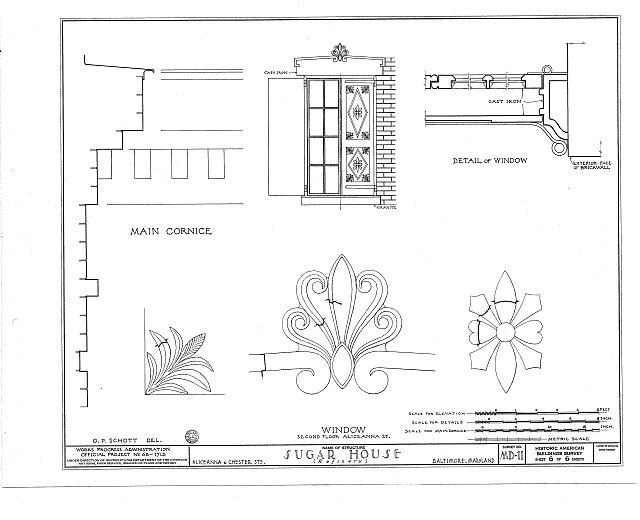 HABS MD,4-BALT,17- (sheet 6 of 6) - Sugar House...