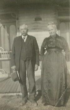 Adam & Gertrude Remaklus at home in Jay County, IN
