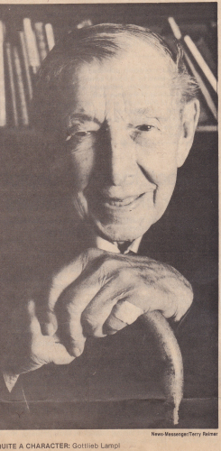 Gottlieb J. Lampl at age 90.