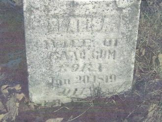 Clarissa Davenport Gum Grave