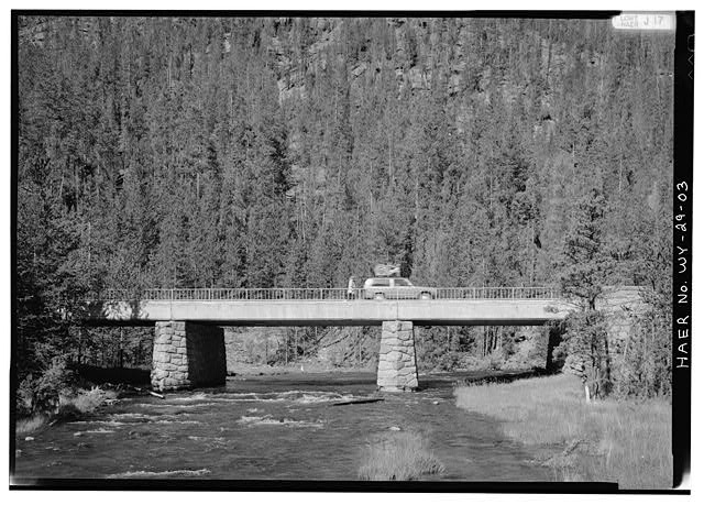 3. EAST ELEVATION - Gibbon River Bridge No. 1, Spanning...