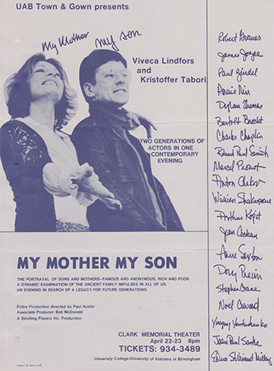 Viveca Lindfors and Kristoffer Tabori