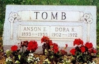 Headstone of Anson & Dora Tomb