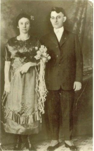 Hawley/Washburn wedding, 1915 Boyne City Michigan