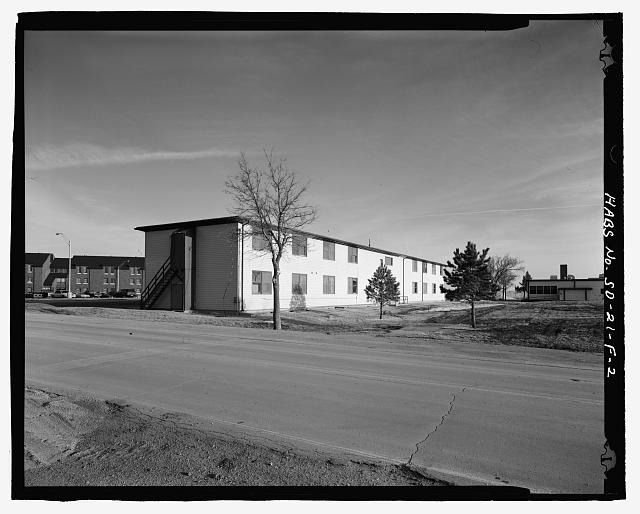 2. Northwest corner, view to southeast. - Ellsworth Air...
