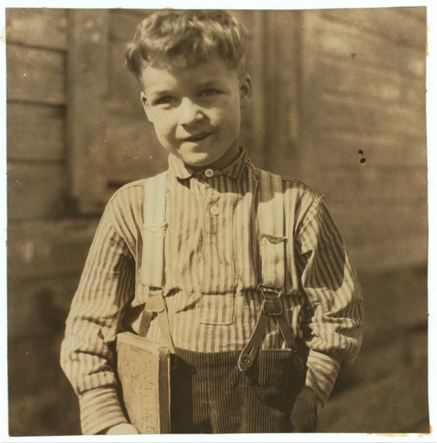 The first day at school - one of the Pocahontas Co. Rural...