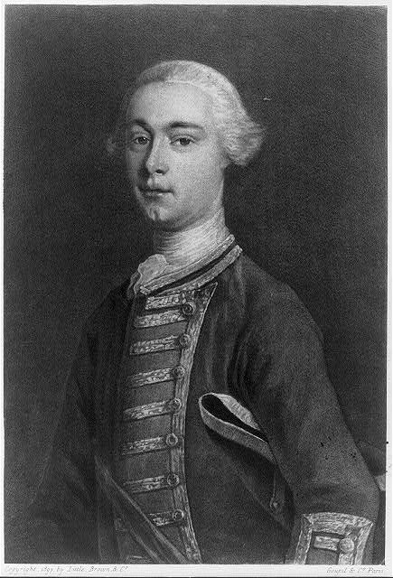 [James Wolfe, 1727-1759, half-length portrait, facing left]