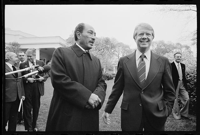 [President Jimmy Carter and Egyptian President Anwar...