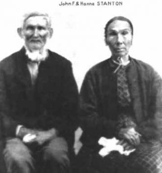 Great Great Grandparents John and Hanna Stanton