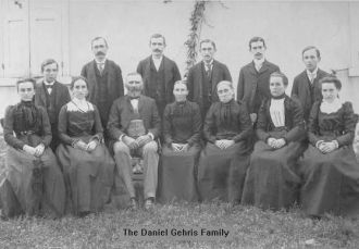 Daniel Gehris Family, 1902 Pennsylvania