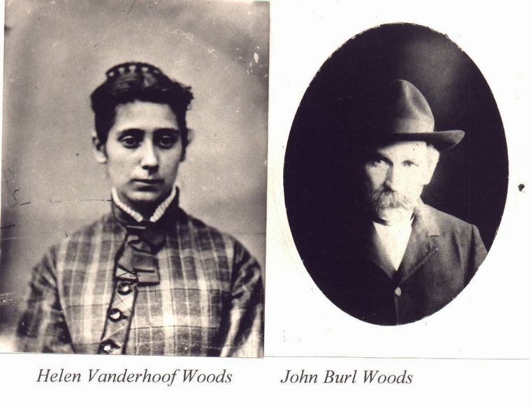 John Burl Woods & wife Helen Vanderhoof Woods