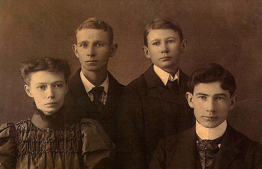 The Cotton Children - Florence, Fred, Frank & Ralph