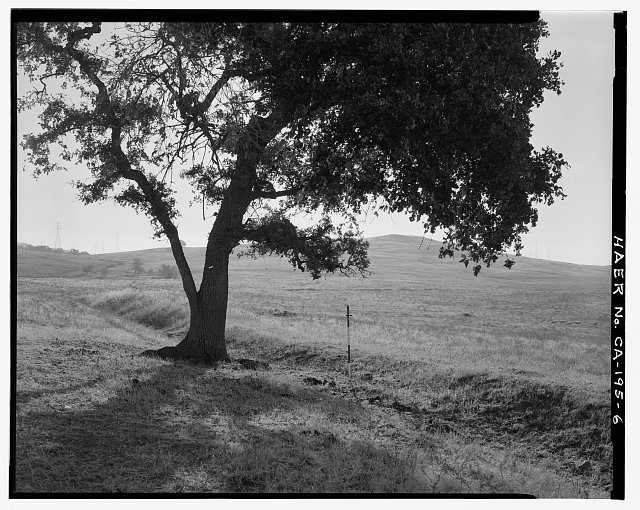 6. DETAIL OF KEEFE-McDERBY DITCH WITH VISUAL SCALE; VIEW...