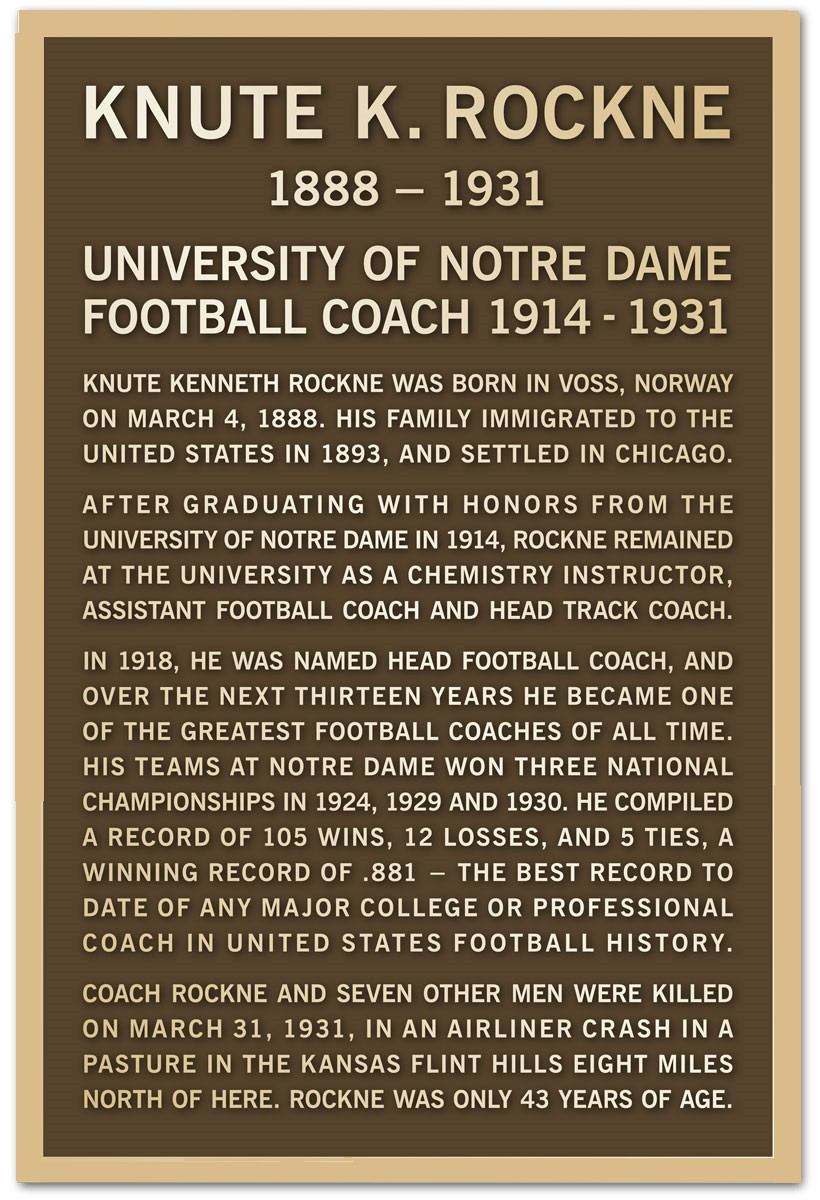 Here is a memorial plaque.