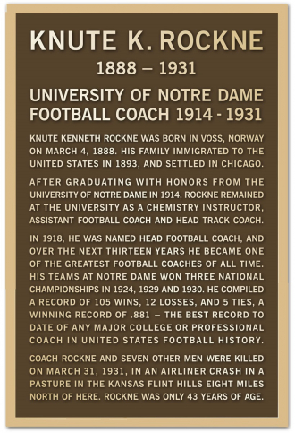 Here is a memorial plaque.