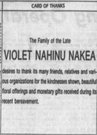 Violet Nakea