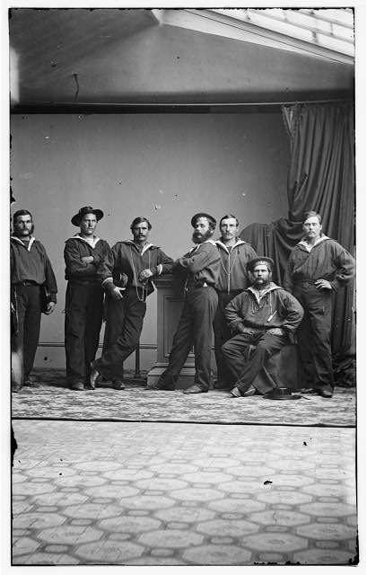 [Group of Russian sailors from the navy ship Variag...