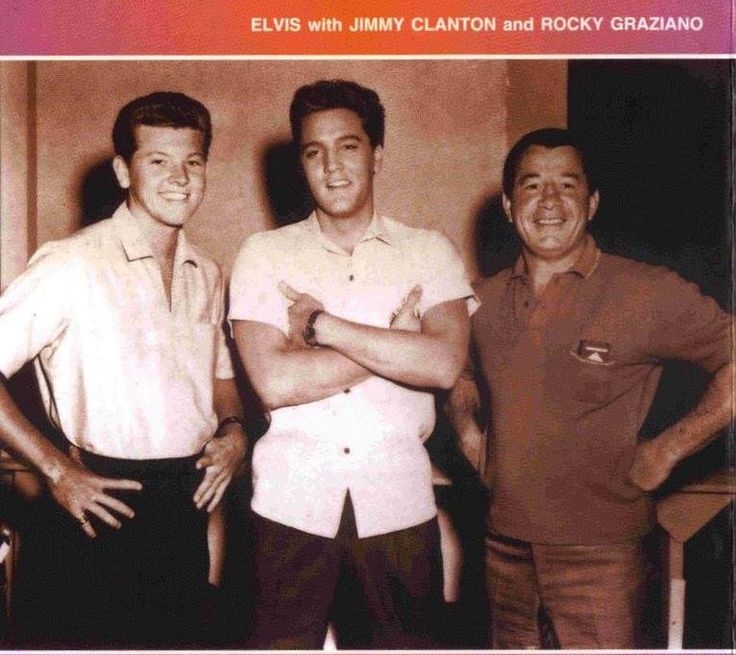 Elvis, Jimmy Clanton, & Rocky Graziano