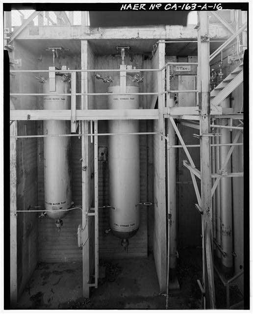 16. Credit BG. Detail of north side of Test Stand 'A'...