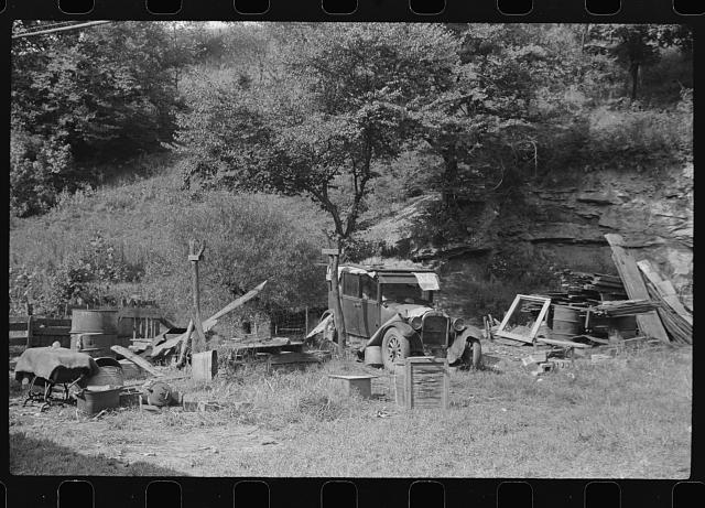Front yard of WPA (Works Progress Administration)...