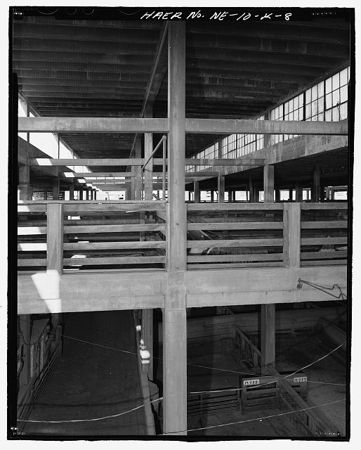 8. Interior view showing viaduct and ground levels. View...