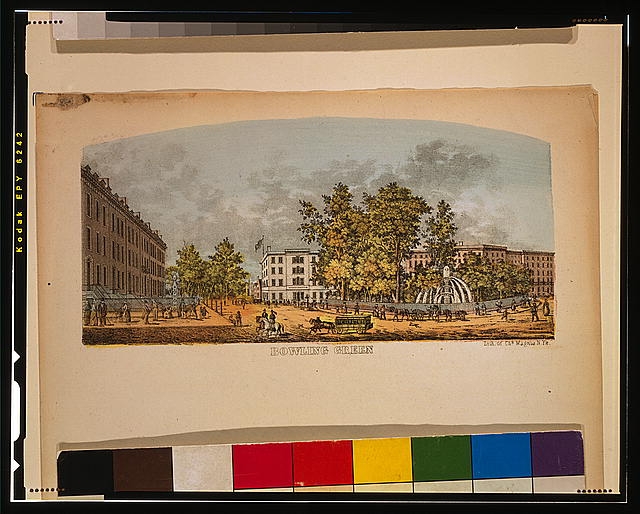 Bowling Green / Lith of Chs. Magnus N.Yk.
