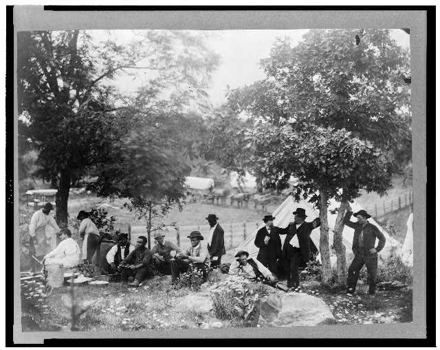 [Gettysburg camp of Captain Huft]