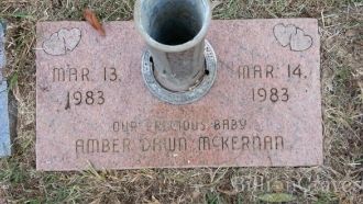 Amber Dawn McKernan gravesite