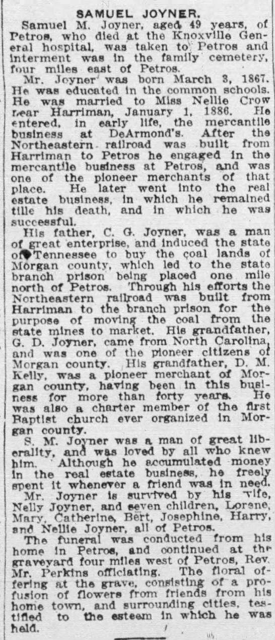 Samuel Mitchell Joyner