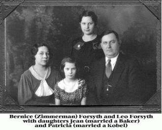Family photo-Bernice Zimmerman+Leonard Forsyth