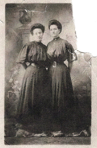Two Duclos or DeClue Sisters