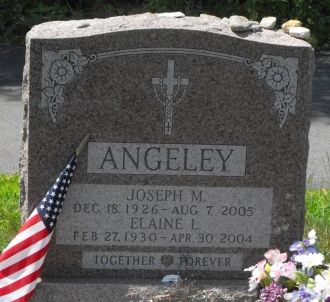 Elaine & Joseph Angeley gravesite